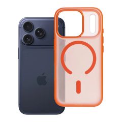   iPhone 17 PRO készülékhez Flexline Mag Cover MagSafe-kompatibilis tok, narancssárga