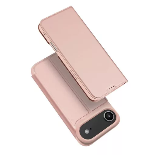 DUX DUCIS SKIN PRO pénztárca tok iPhone 17 Air készülékhez rózsaszín