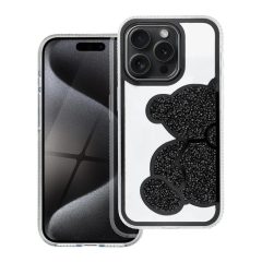 TEDDY BEAR tok iPhone 16 Pro Max készülékhez fekete