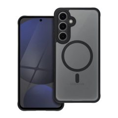   Samsung Galaxy S24 FE készülékhez Full Matte Mag Cover tok MagSafe kompatibilis fekete