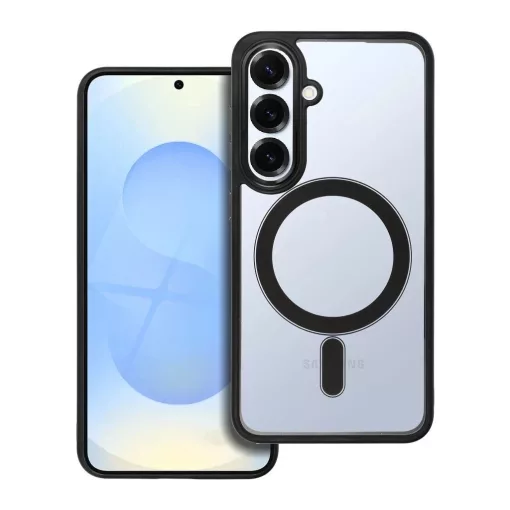 Color Edge Mag Cover tok Samsung S25 készülékhez, MagSafe-kompatibilis, fekete