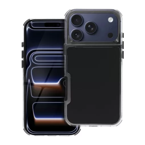 iPhone 17 PRO MAX készülékhez Matrix tok fekete