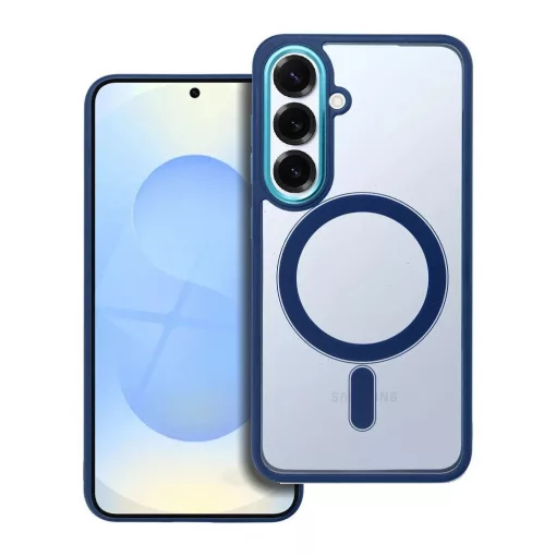 Samsung S25 készülékhez Color Edge Mag Cover MagSafe-kompatibilis tok kék