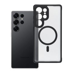   Samsung S25 ULTRA készülékhez Full Matte Mag Cover tok kompatibilis MagSafe fekete