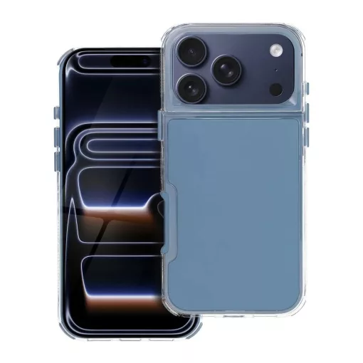 iPhone 17 Pro Max készülékhez Matrix tok kék