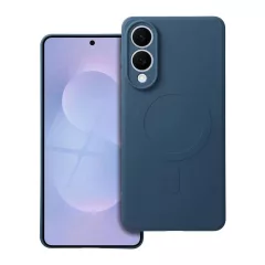   Silicone Mag Cover tok MagSafe-kompatibilis Samsung S25 Edge készülékhez kék