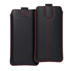   Pocket M4 ultravékony univerzális tok iPhone 13 mini, iPhone 12 mini, iPhone 6, iPhone 7, iPhone 8, Samsung i9500 Galaxy S4 és Samsung Galaxy A3 készülékekhez, fekete
