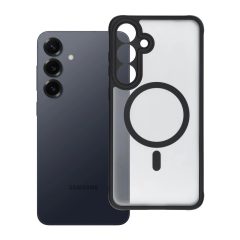  Full Matte Mag Cover tok Samsung S25 PLUS készülékhez MagSafe-kompatibilis, fekete