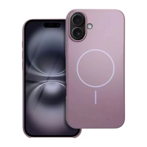 iPhone 16 PLUS készülékhez Glossy Mag Cover tok MagSafe-kompatibilis, lila
