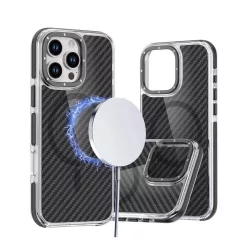   iPhone 16e (SE4 2025) és iPhone 17e készülékekhez Fiber MagSafe-kompatibilis tok fekete