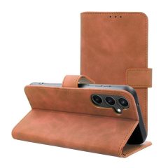 TENDER könyvtok Samsung S23 FE készülékhez barna