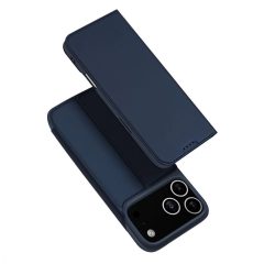  DUX DUCIS SKIN PRO pénztárca tok iPhone 17 Pro készülékhez kék