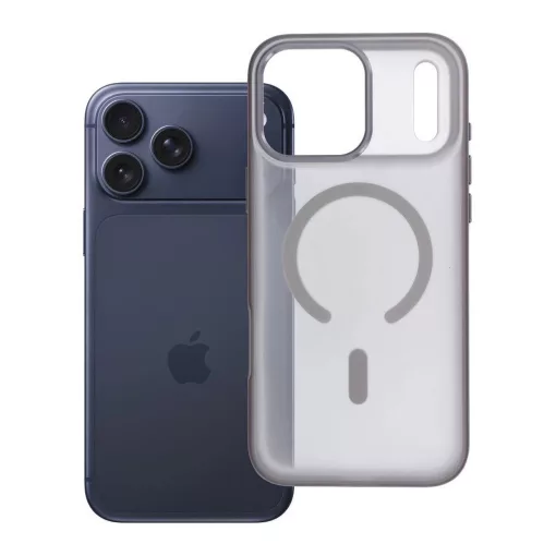 Flexline Mag Cover MagSafe-kompatibilis tok iPhone 17 PRO MAX készülékhez szürke