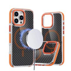   iPhone 16e (SE4 2025) és 17e készülékhez Fiber tok, MagSafe-kompatibilis, narancssárga