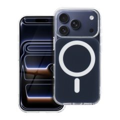   iPhone 17 Pro Max készülékhez MagSafe kompatibilis Clear Fusion Mag Cover tok, tengerészkék