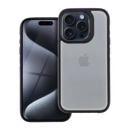 iPhone 15 PRO készülékhez Neo tok lila