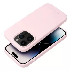   ROAR case CLOUD SKIN tok iPhone 14 Pro készülékhez világos rózsaszín