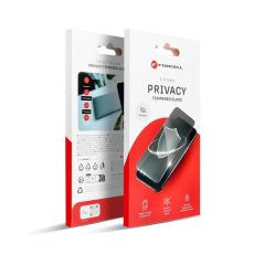   Forcell Privacy Glass edzett üvegfólia iPhone 13 PRO és iPhone 14 készülékekhez fekete