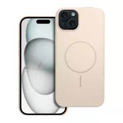   iPhone 15 PLUS készülékhez Glossy Mag Cover tok MagSafe-kompatibilis fehér