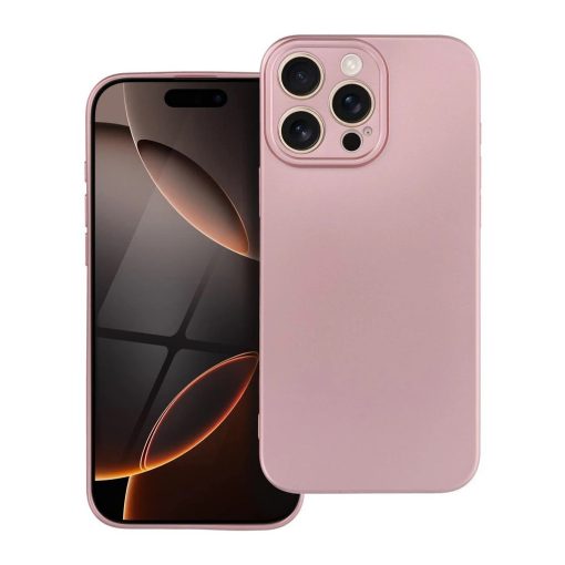 Tok iPhone 16 PRO MAX készülékhez metál rózsaszín