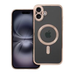   Electro Mag Cover tok iPhone 16 PLUS készülékhez MagSafe-kompatibilis barna