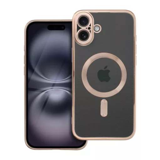 Electro Mag Cover tok iPhone 16 PLUS készülékhez MagSafe-kompatibilis barna