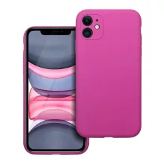 iPhone 11 készülékhez szilikon tok 2mm rózsaszín