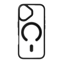   iPhone 17 készülékhez Color Edge Mag Cover tok, MagSafe-kompatibilis, fekete