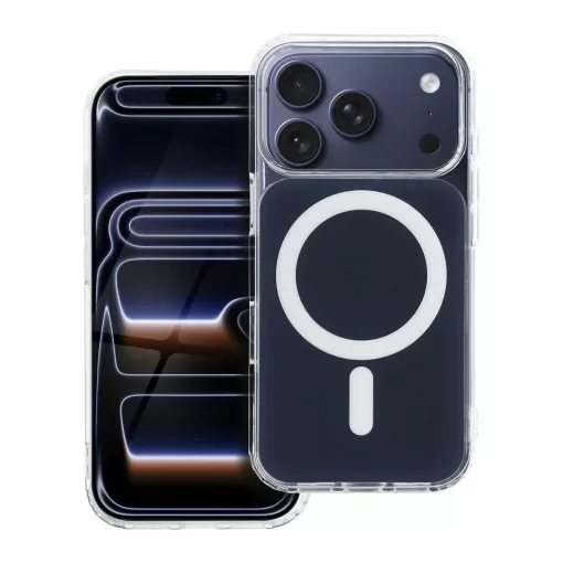 iPhone 17 Pro készülékhez Clear Fusion Mag tok MagSafe-kompatibilis tengerészkék