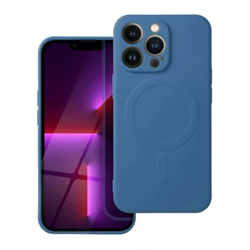 MagSafe-hez kompatibilis szilikon tok iPhone 17 Air készülékhez kék