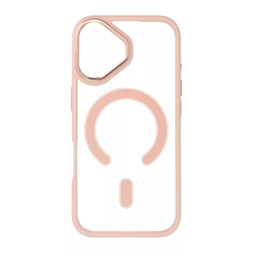 Color Edge Mag Cover tok iPhone 17 készülékhez MagSafe kompatibilis rózsaszín