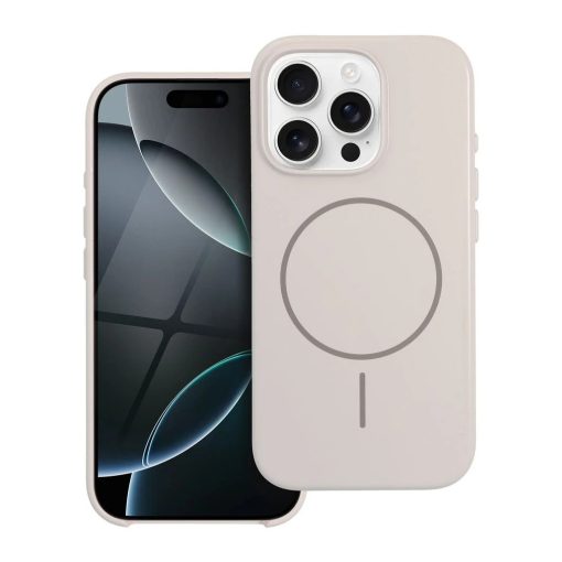 iPhone 16 PRO készülékhez Premium Glossy Mag Cover tok, MagSafe- és Camera Control Button-kompatibilis, fehér