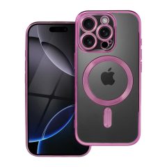   Electro Mag Cover tok iPhone 16 PRO készülékhez, MagSafe-kompatibilis, rózsaszín