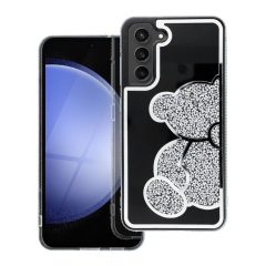 TEDDY BEAR tok Samsung S24 Ultra készülékhez ezüst