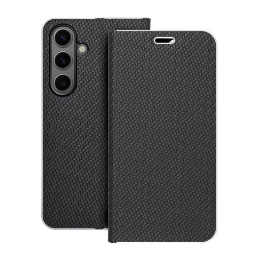 LUNA Book Carbon tok Samsung Galaxy S24 készülékhez fekete