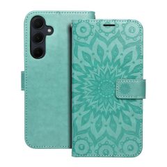   MEZZO flip tok Samsung Galaxy A35 5G készülékhez mandala zöld