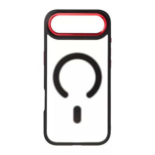 AIR Color Edge MagSafe-kompatibilis tok iPhone 17 készülékhez fekete-piros