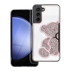 TEDDY BEAR tok Samsung S24 Ultra készülékhez, rózsaszín