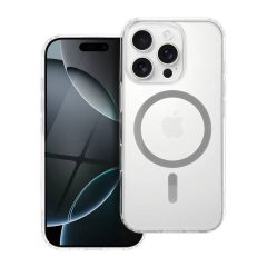   iPhone 16 PRO MAX készülékhez Drop Glue Colorful Ring Mag tok MagSafe-kompatibilis szürke