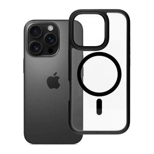 ROAR case MAG BUMPER MagSafe-kompatibilis tok iPhone 16 Pro készülékhez fekete