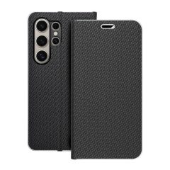 LUNA Book Carbon tok Samsung S24 Ultra készülékhez fekete
