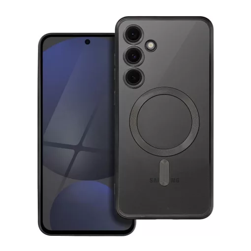 Samsung S24 FE készülékhez Electro Mag Cover tok, MagSafe-kompatibilis, fekete