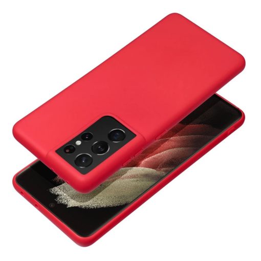 Puha tok Samsung S25 FE készülékhez, piros