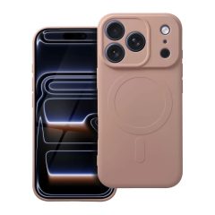   iPhone 17 Pro készülékhez szilikon MagSafe tok rózsaszín