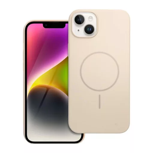 iPhone 14 PLUS készülékhez Glossy Mag Cover tok MagSafe-kompatibilis fehér