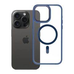   ROAR case MAG BUMPER tok iPhone 15 Pro Max készülékhez MagSafe-kompatibilis tengerészkék