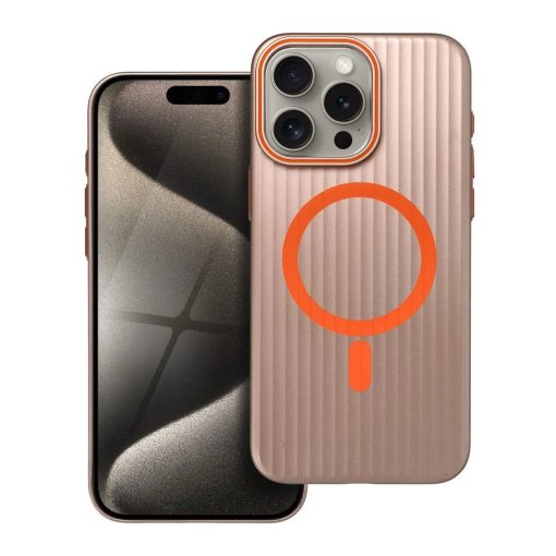 iPhone 15 Pro Max készülékhez MagSafe-kompatibilis tok Titanium Desert