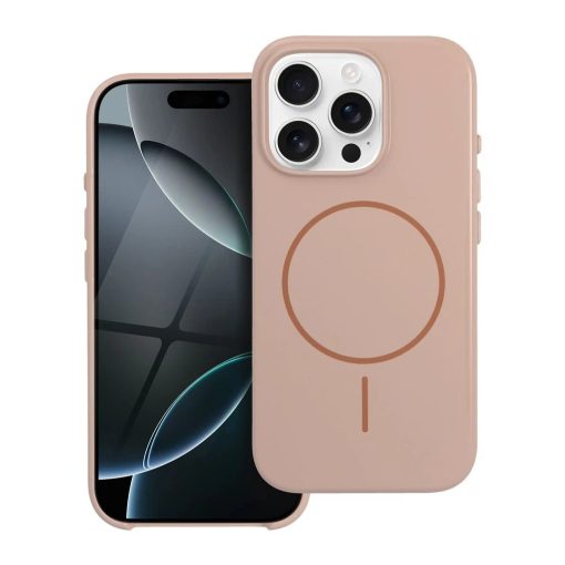 Premium Glossy Mag tok iPhone 16 PRO készülékhez – MagSafe-kompatibilis, Camera Control gombbal, sivatagi arany