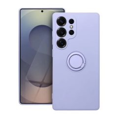 Samsung S25 ULTRA készülékhez szilikon gyűrűs tok lila