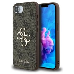   GUESS tok iPhone SE 4 (2025) készülékhez GUHCPSE44GMGBR (4G PU Big Logo) barna